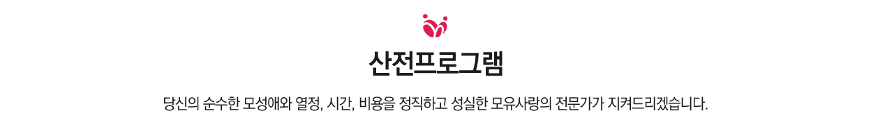 산전 프로그램