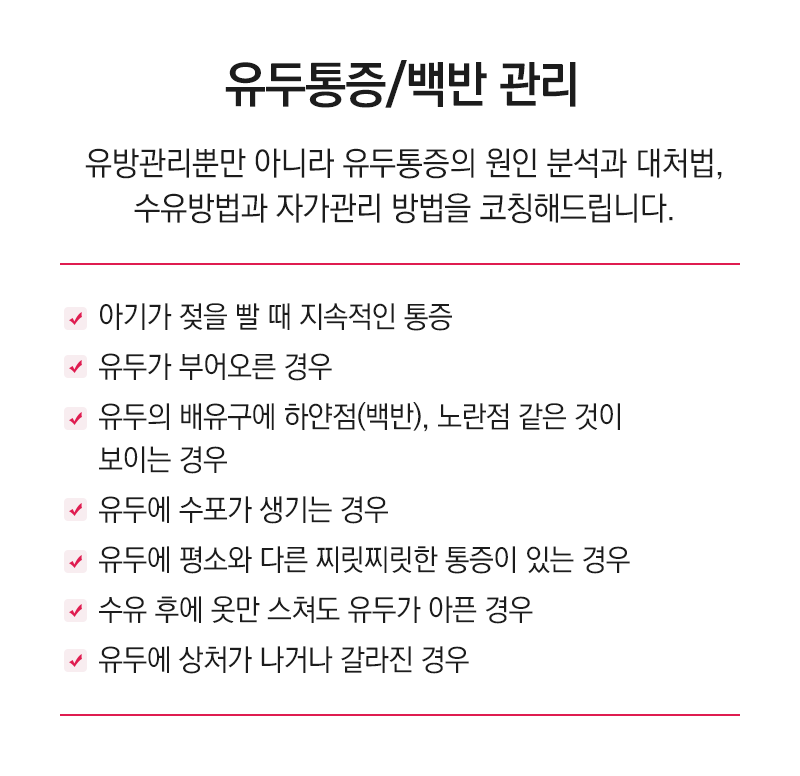 유두통증/백반관리